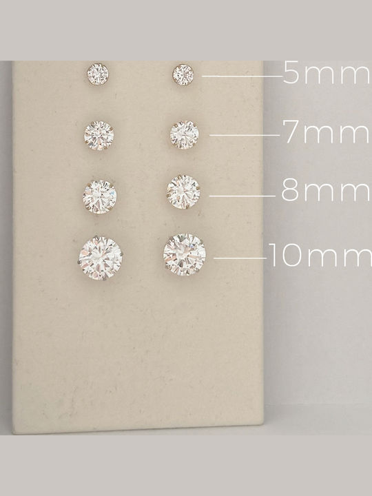 Ohrring Essential Platin 14k Einfach 5mm
