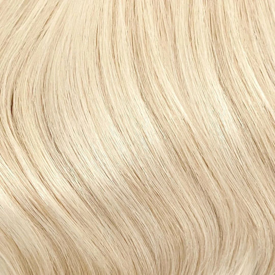Hair Duty Τρέσα με Φυσική Τρίχα Ρεμί σε Ξανθό Πλατινέ Χρώμα 60cm