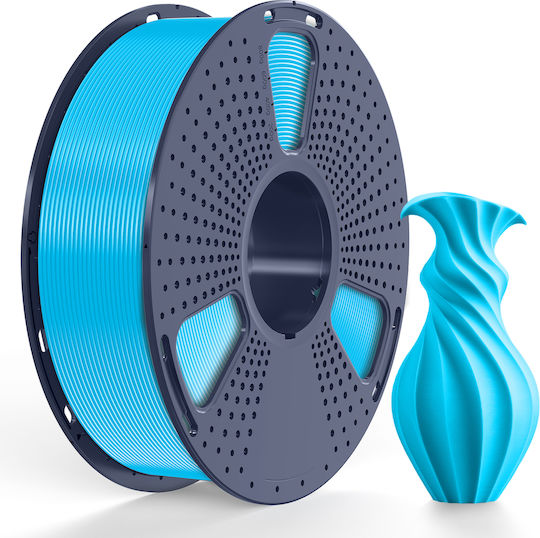 Sunlu PLA+ 3D Printer Filament 1.75mm Sky Blue 1kg 05140903Z 1τμχ (Spool)