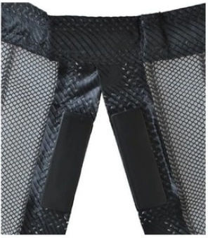 Mosquito Door Net with Magnetic Clasp made of Polyester Brown