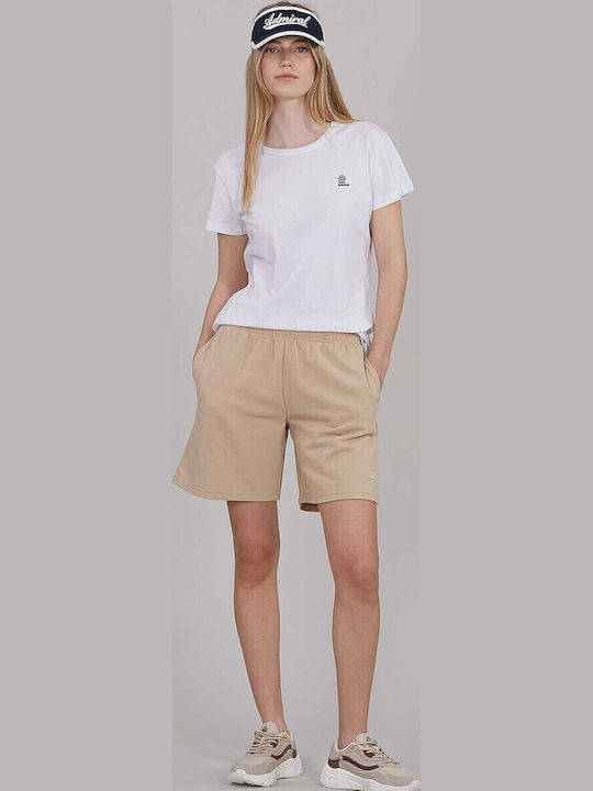 Women's Sporty Bermuda Shorts Irish Cream