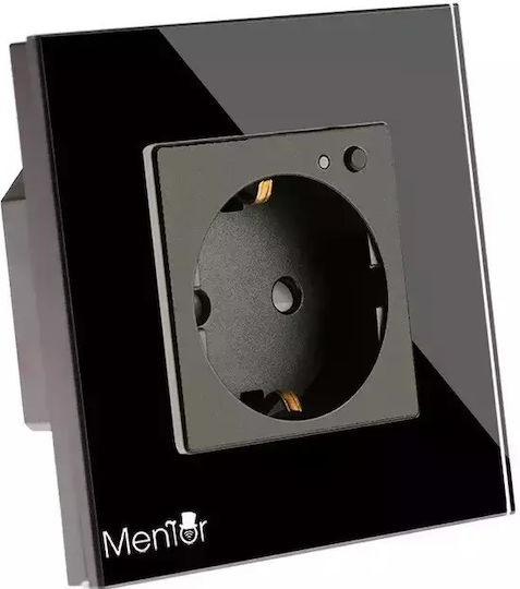 Power Socket Wi-Fi Black 1pcs
