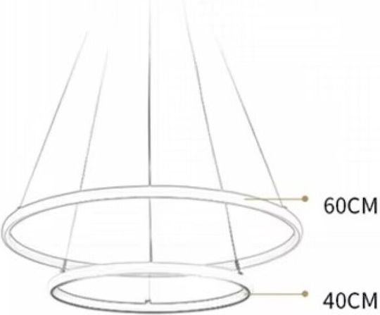 Home Lighting Κρεμαστό Φωτιστικό Χρυσό LED με Ρυθμιζόμενο Λευκό Φως