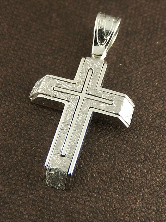 Val Oro Cross Solid Male White Gold 14K Chain Vlc-al-116