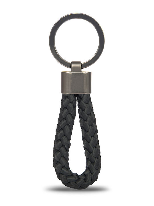Porsche Design Μπρελόκ Keyring Leather Rope Black Porsche Design Μπρελόκ Keyring Leather Rope Black