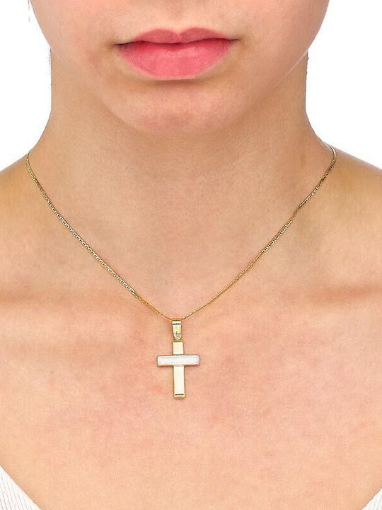Gold Cross Fl254887 9 Carats