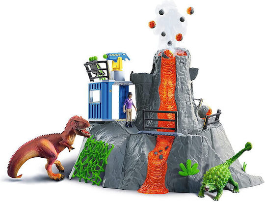 Schleich-S Volcano Exploration Headquarters for Age 4+