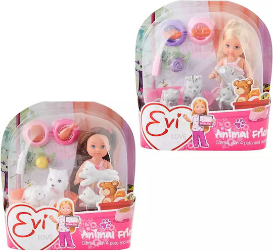 Doll 12cm Evi Simba 105734191 Animal Friends