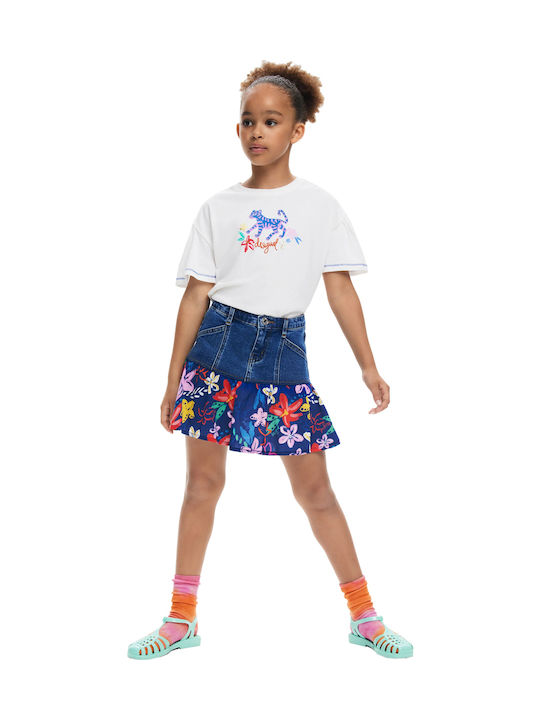 Kids Denim Blue Skirt May