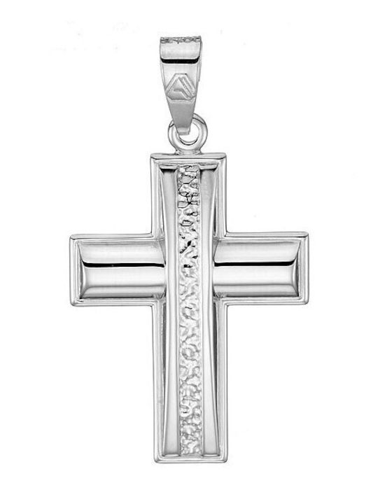 White Gold Cross St185 9 Carats