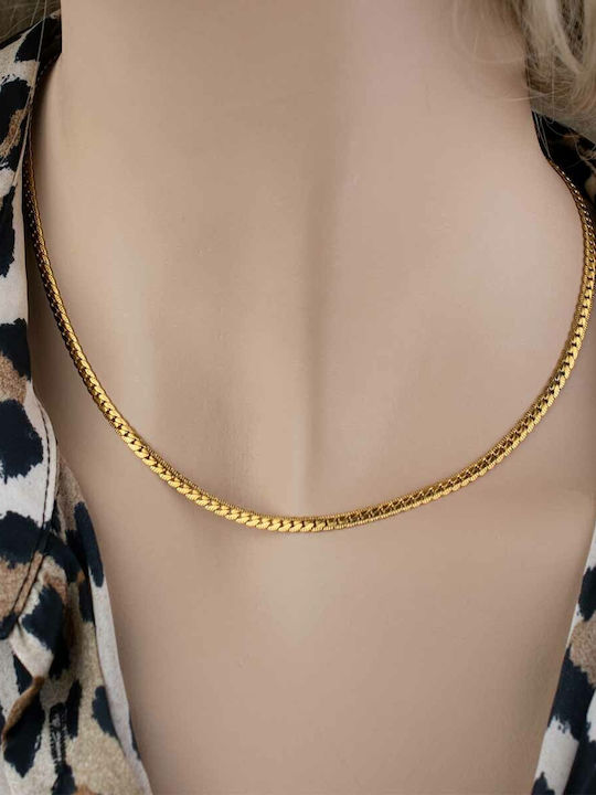 Fior Chain Gold 3mm Αλυσίδα Λαιμού Ανοξείδωτο Ατσάλι 316l 55 Cm Fior Chain Gold 3mm Αλυσίδα Λαιμού Ανοξείδωτο Ατσάλι 316l 55 Cm