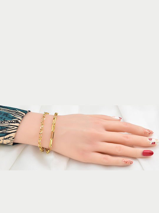 Goldjewels Αλυσίδα Χειρός Επιχρυσωμένη από Ατσάλι