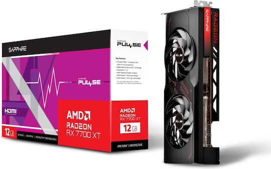 Sapphire Radeon RX 7700 XT 12GB GDDR6 Pulse Κάρτα Γραφικών