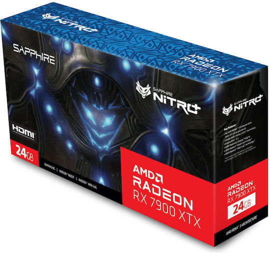 Sapphire Radeon RX 7900 XTX 24GB GDDR6 Nitro+ Vapor-X Κάρτα Γραφικών