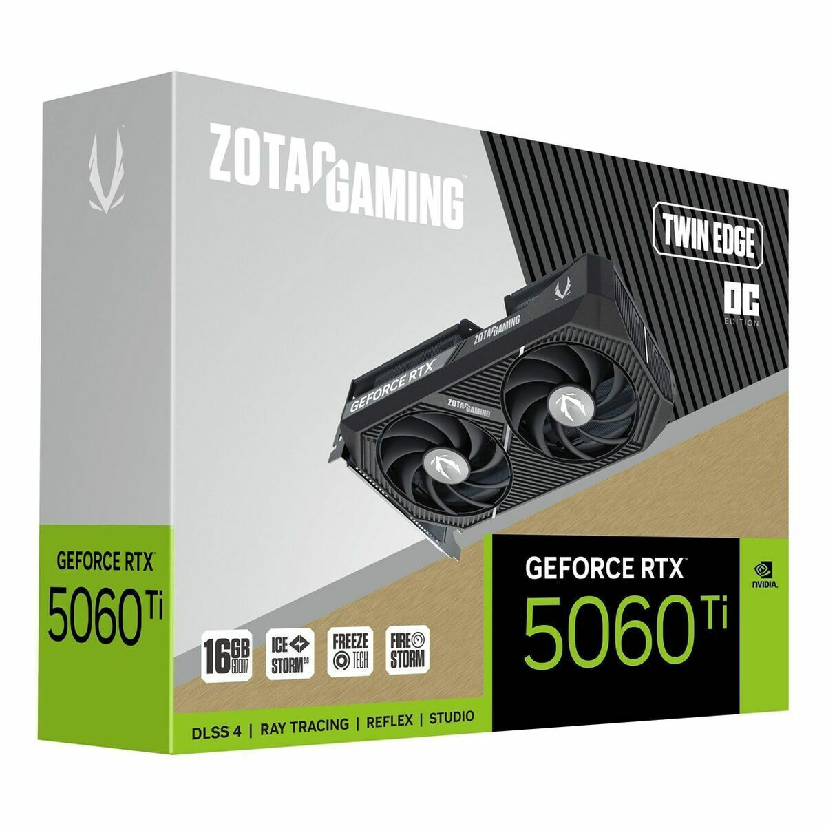 Zotac GeForce RTX 5060 Ti 16GB GDDR7 Twin Edge OC Placă Grafică ZT