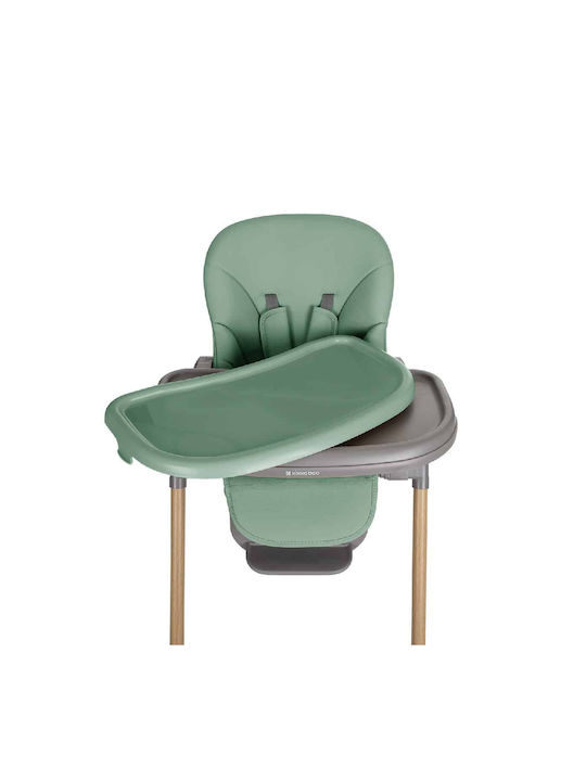 Kikka Boo Olive Foldable Baby Highchair With Adjustable Height Mint