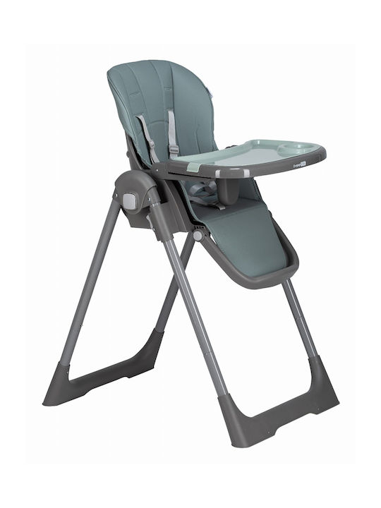 FreeOn Kai Foldable Baby Highchair with Adjustable Height Mint