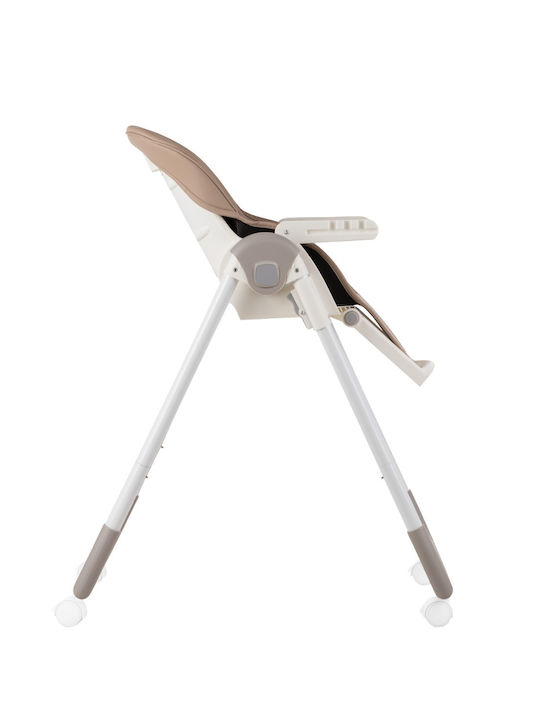 Kikka Boo Spicy Foldable Baby Highchair With Adjustable Height Beige