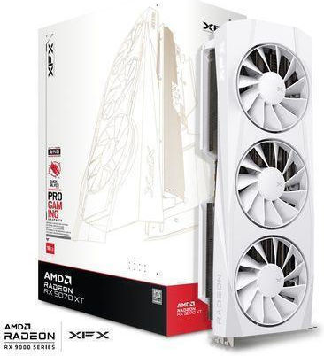 XFX Radeon RX 9070 XT 16GB GDDR6 Quicksilver Weiß Grafikkarte
