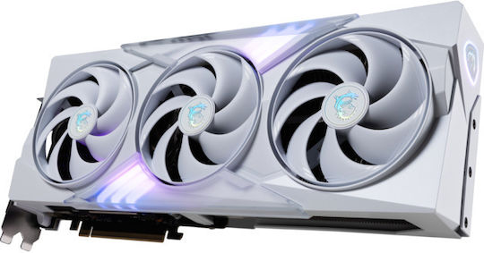 MSI GeForce RTX 5080 16GB GDDR7 Gaming Trio OC White Κάρτα Γραφικών