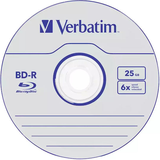 Verbatim Εγγράψιμα BD-R 6x 25GB 5τμχ