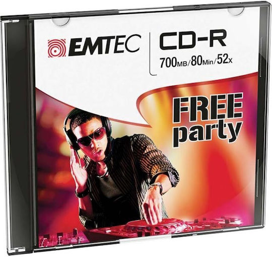 Emtec Εγγράψιμα CD-R 52x 700MB 10τμχ