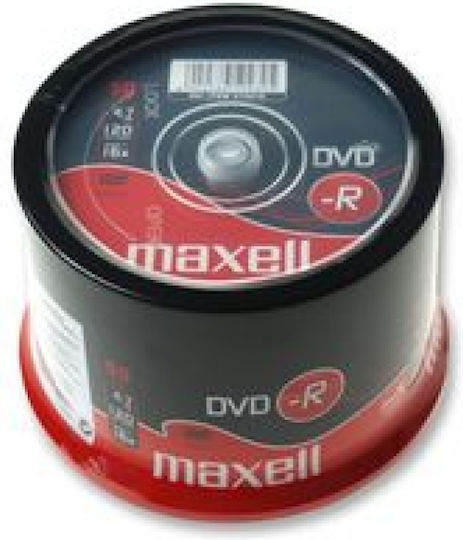 Maxell Εγγράψιμα DVD-R 16x 4.7GB Cake Box 50τμχ