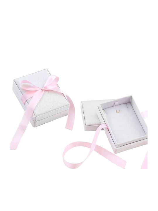 Luxus Schmuckset Halskette Ohrringe Gold K14 Gok-Set-104 Rotes Weißes Rosa