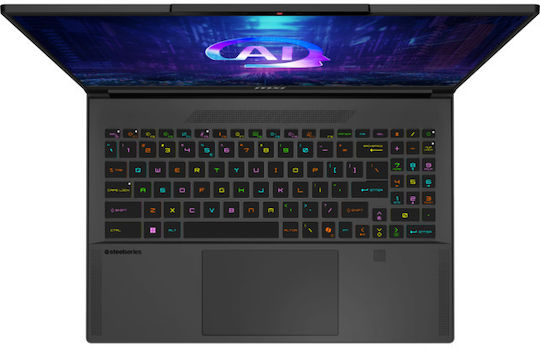MSI Stealth A16 AI+ A3XVFG 16" OLED QHD+ 240Hz (Ryzen AI 300 Series-9 ХX 370/32GB/1TB SSD/GeForce RTX 4060/W11 Home) (Международна английска клавиатура)