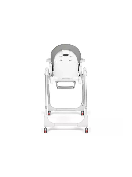 Peg Perego Prima Pappa Follow Me Plus Αναδιπλούμενο Καρεκλάκι Φαγητού με Ρυθμιζόμενο Ύψος Ice