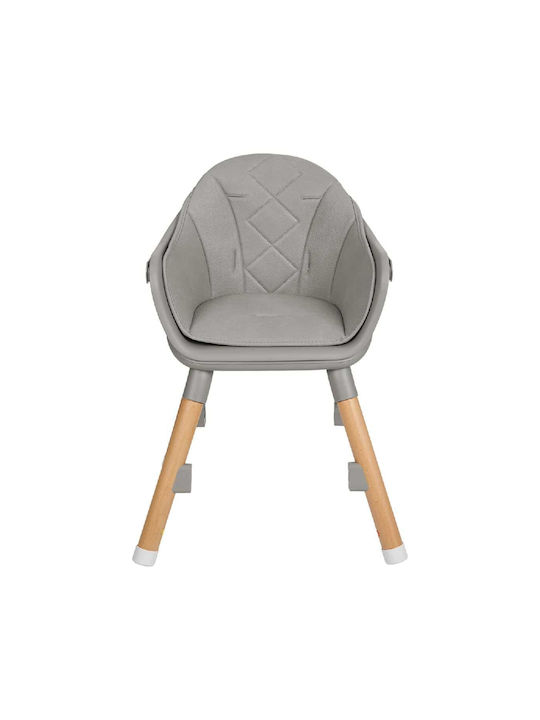 Kikka Boo Woody Baby Highchair 2 in 1 Gray