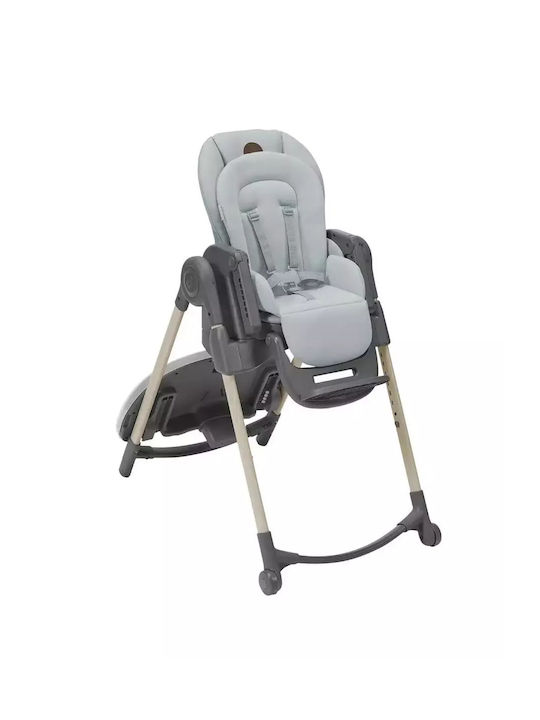 Maxi-Cosi Minla Scaun Înalt De Masă Bebe Pliabil 6 În 1 Cu Înălțime Reglabilă Beyond Gri