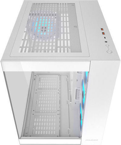 Cougar FV150 RGB Gaming Midi Tower Κουτί Υπολογιστή με Πλαϊνό Παράθυρο Λευκό