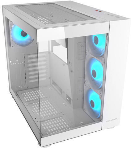 Cougar FV150 RGB Gaming Midi Tower Κουτί Υπολογιστή με Πλαϊνό Παράθυρο Λευκό