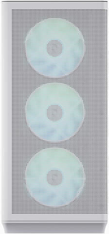 APNX C1-R v1 Gaming Midi Tower Computer Case with Side Window and RGB Lighting White
