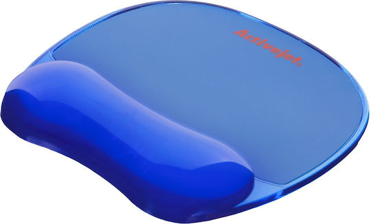 671208 Mouse Pad με Στήριξη Καρπού Μπλε