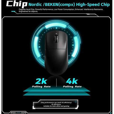 ATK VXE Dragonfly R1 Pro Max 1K Drahtlos Gaming Gaming Maus Weiß