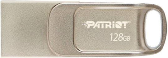 Patriot 128GB USB 3.2 Стик с връзка USB-A & USB-C Златист