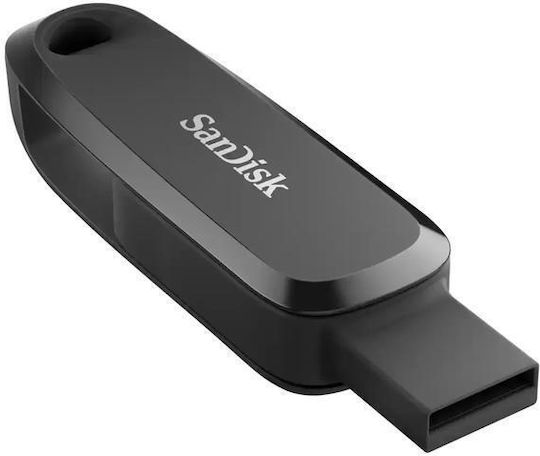 Sandisk 128GB USB 2.0 Stick Μαύρο