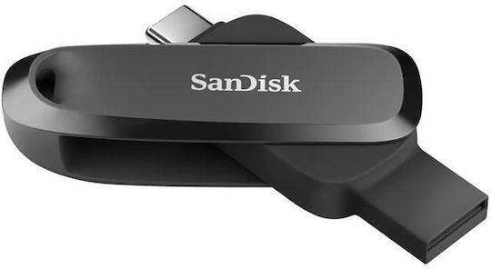 Sandisk 128GB USB 2.0 Stick Μαύρο