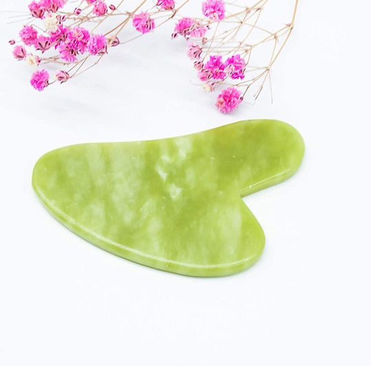 Αυθεντική Πέτρα Νεφρίτη Μασάζ Προσώπου Massage Stone Gua Sha Xinyi Jade