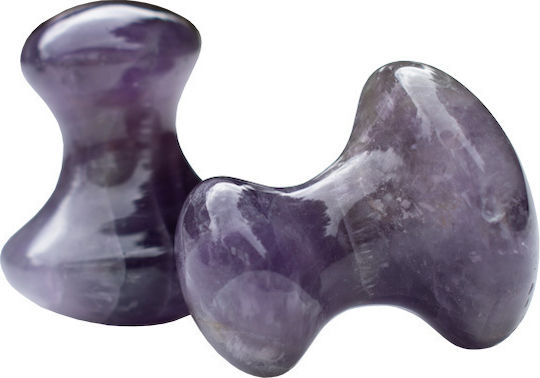 Πέτρα Αμέθυστου Μασάζ Προσώπου Mushroom Massager Amethyst