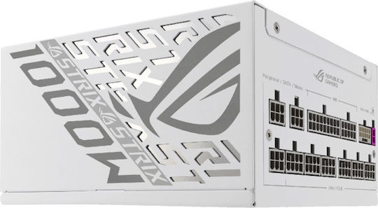 Asus ROG Strix Platinum 1000W Λευκό Τροφοδοτικό Υπολογιστή Full Modular 80 Plus Platinum