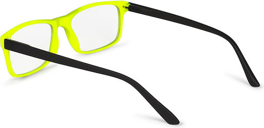 Ochelari de citit Perspectiv #t negru-galben +2.50