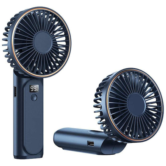 Techsuit Ανεμιστηράκι Χειρός USB Μπλε