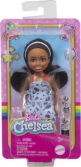 Păpușă Barbie Family Chelsea Păr Creol Sfânt Rochie Albastră