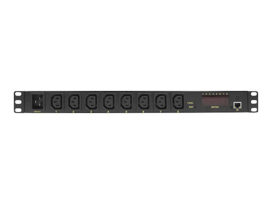 LogiLink Πολύπριζο Rack PDU8P01 1τμχ