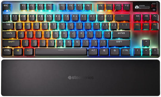 SteelSeries Apex Pro TKL Gen 3 Ασύρματο Gaming Μηχανικό Πληκτρολόγιο Tenkeyless με SteelSeries OmniPoint διακόπτες και RGB φωτισμό (Αγγλικό US)