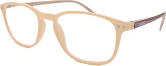 Reading Glasses Oramont Ea9062 Beige Unisex +3.00 Degrees