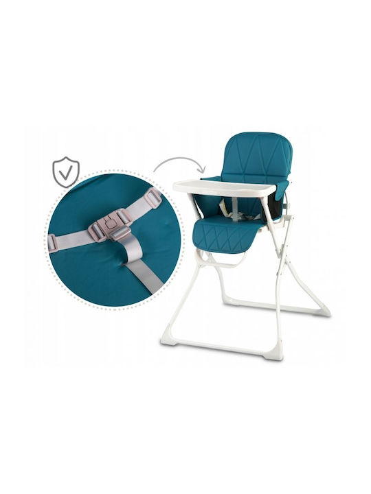 Ricokids Ricokids Nuco Scaun Înalt De Masă Bebe Pliabil Turcoaz